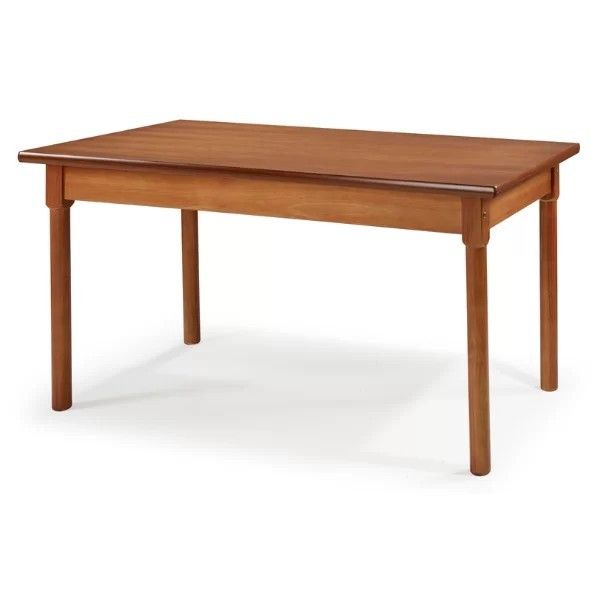 Meja Makan Kayu Klasik (Classic Wooden Dining Table)