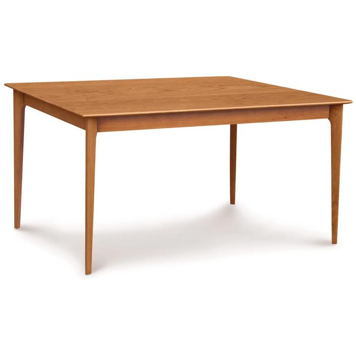 Meja Makan Minimalis Kayu Solid (Mid-Century Dining Table)